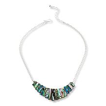 Jay King Sterling Silver Abalone Shell 18" Chain Necklace