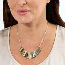 Jay King Sterling Silver Abalone Shell 18" Chain Necklace