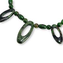 Jay King Sterling Silver African Tiger Chalcedony 18" Necklace