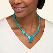 Jay King Sterling Silver Amazonite Necklace