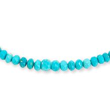 Jay King Sterling Silver Armenian Turquoise Bead 18-1/2" Necklace