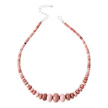 Jay King Sterling Silver Australian Pink Opal 18" Bead Necklace