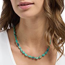 Jay King Sterling Silver Azure Peaks Turquoise 36" Necklace