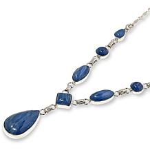 Jay King Sterling Silver Blue Kyanite Tinsel Chain Necklace