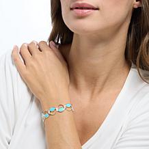 Jay King Sterling Silver Campitos Turquoise Magnetic Bracelet