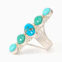 Jay King Sterling Silver Campitos Turquoise Ring