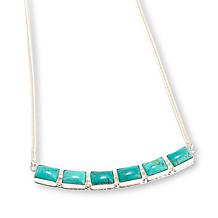Jay King Sterling Silver Chilean Turquoise Chain Necklace