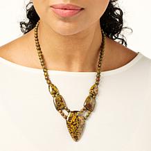 Jay King Sterling Silver Congolese Flower Calcite Necklace