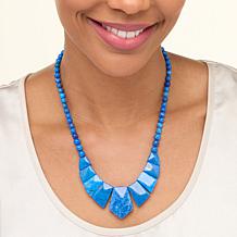 Jay King Sterling Silver Denim Lapis 18" Necklace