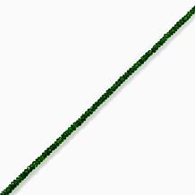 Jay King Sterling Silver Faceted Chrome Diopside Beaded Necklace