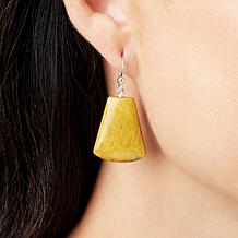Jay King Sterling Silver Golden Quartzite Drop Earrings