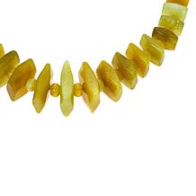 Jay King Sterling Silver Green Serpentine Necklace