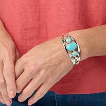 Jay King Sterling Silver Kingman Turquoise Cuff Bracelet