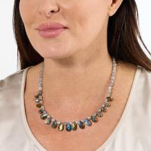 Jay King Sterling Silver Labradorite Beaded Necklace