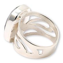 Jay King Sterling Silver Labradorite Cushion Solitaire Ring