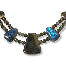 Jay King Sterling Silver Labradorite Necklace