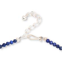 Jay King Sterling Silver Lapis and Turquoise Bead 18-1/4" Necklace