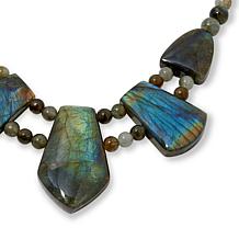 Jay King Sterling Silver Madagascar Labradorite 18" Necklace