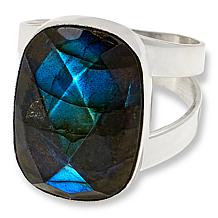 Jay King Sterling Silver Madagascar Labradorite Ring