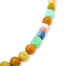Jay King Sterling Silver Multicolor Opal Bead 18-1/4" Necklace