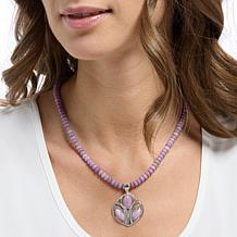 Jay King Sterling Silver Phosphosiderite Necklace with Pendant