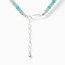 Jay King Sterling Silver Quartzite Beaded Necklace