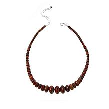 Jay King Sterling Silver Rainbow Jasper Graduated Bead Necklace