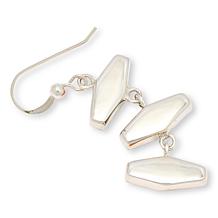Jay King Sterling Silver Turquoise and Spiny Oyster Shell Earrings