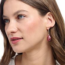 Jay King Thulite Sterling Silver Earrings