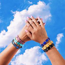 Jay King Turquoise and Orange Spiny Bracelet