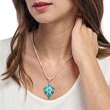 Jay King Turquoise Sterling Silver Necklace