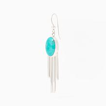 Jay King Tyrone Turquoise Earrings, Sterling Silver