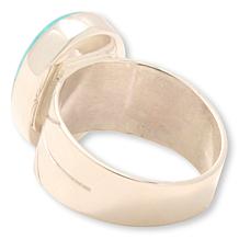 Jay King Tyrone Turquoise Sterling Silver Freeform Solitaire Ring