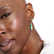 Jay King Variscite Beaded Dangle Earrings