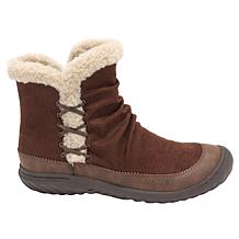 JBU Briar Ankle Boot with Faux Shearling Fur Detail