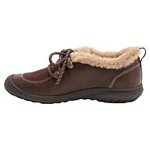 JBU Dalia Moccasin-Style Shoe with Faux Fur Trim