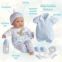 JC Toys Berenguer Boutique 15" Soft Body Boy Baby Doll Gift Set
