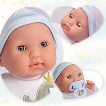 JC Toys Berenguer Boutique 15" Soft Body Boy Baby Doll Gift Set