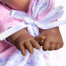 JC Toys La Baby Doll with Pink and White Outfit