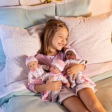 JC Toys La Baby Doll with Purple Outfit
