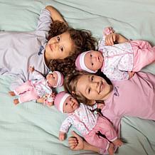 JC Toys La Baby Doll with White and Pink Outfit
