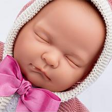JC Toys La Baby Original 17" Soft Weighted Body Closed Eyes - Pink Set