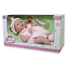 JC Toys La Newborn 15" Real Girl Baby Doll Pink Outfit