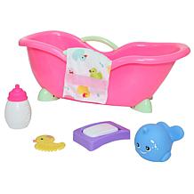 JC Toys Lil Cutesies 9" Baby Doll and Bath Time Gift Set