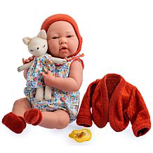 JC Toys Nature Collection Original La Newborn 15in Real Girl Baby Doll