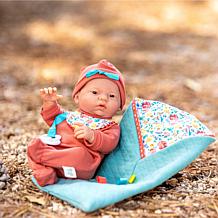 JC Toys Nature Collection Original Mini Newborn 9.5in Real Girl Doll