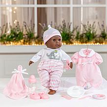 JC Toys Nonis Boutique 15in Realistic Pink Outfit Baby Doll