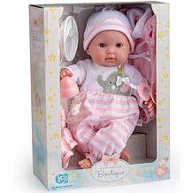 JC Toys Nonis Boutique 15in Realistic Pink Soft Body Baby Doll