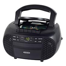 JENSEN Portable Stereo Bluetooth CD Cassette Recorder with AM/FM Radio