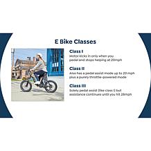 Jetson Foldable Low Step 350 Watt Cruiser E-Bike